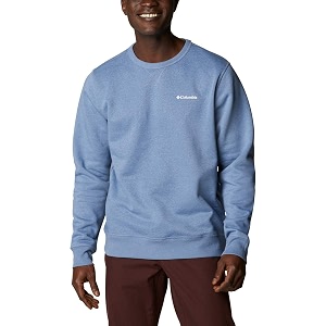 columbia mens m logo fleece crew