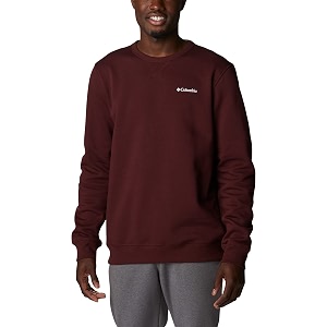 columbia mens m logo fleece crew