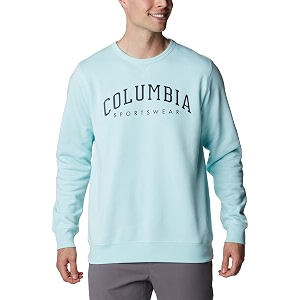 columbia mens m logo fleece crew