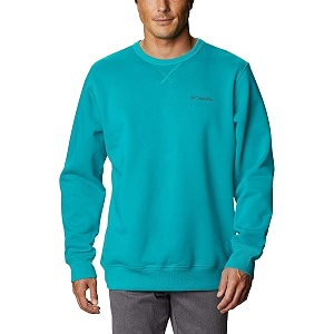 columbia mens m logo fleece crew
