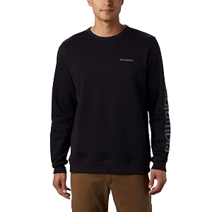 columbia mens m logo fleece crew