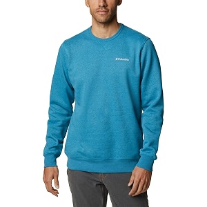 columbia mens m logo fleece crew