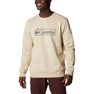 columbia mens m logo fleece crew