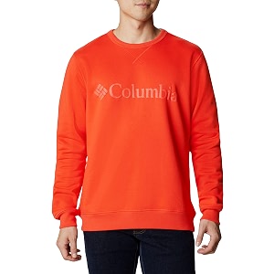 columbia mens m logo fleece crew