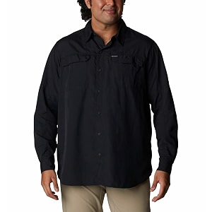 columbia men omni-shade silver ridge 20 shirt for hiking  trekking  camping  safari  sun protection