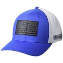 Columbia Unisex Adult PFG Leather Fish Flag Mesh Ball Cap