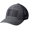 Columbia Unisex Adult PFG Leather Fish Flag Mesh Ball Cap