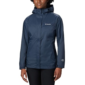Columbia Womens Solid Arcadia Ii Rain Jacket