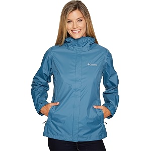 Columbia Womens Solid Arcadia Ii Rain Jacket