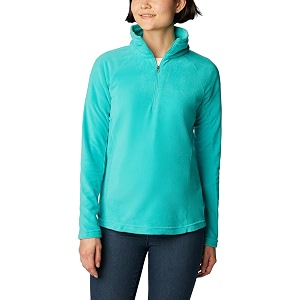 columbia women glacial iv half zip upto 15c