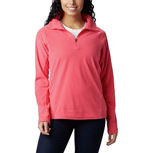 columbia women glacial iv half zip upto 15c