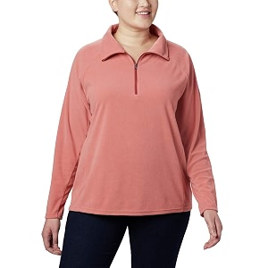 columbia women glacial iv half zip upto 15c