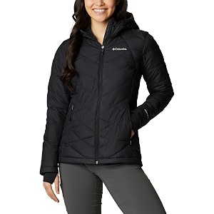 columbia women heavenly hooded jacket upto -10c