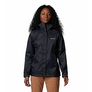 columbia women nylon standard length omni-tech arcadia ii hiking and trekking waterproof rain jacket