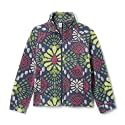 Columbia Youth Girls Benton Springs II Printed Fleece Jacket, Nocturnal Mosaics, XX-Small