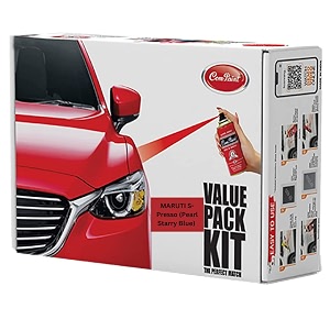 com-paint best car scratch remover kit - spray paint for maruti alto lx rc colour uptown red - made in india