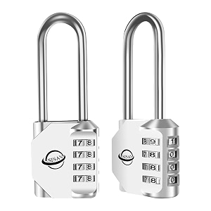 Combination Lock 2.5 Inch Long Shackle 4