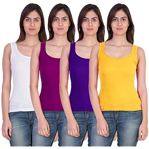 Combo of 4 Tank Top Vest Camisole