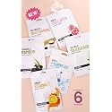 combo of 6 BAMBOO CHARCOAL,RICE WATER,HYALURONIC ACID, ROSE COLLAGEN, LEMON VITAMIN C,TEA TREE SHEET MASK
