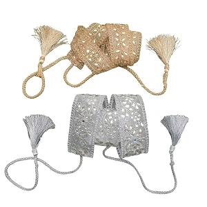 Combo of Gold Silver Waist Belt