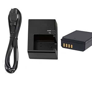 combo lp-e10 camera charger with rechargeable battery pack and power cable compatible with canon camera eos 1100d 1200d 1300d rebel t3 t5 t6 kiss x50 x70 x80