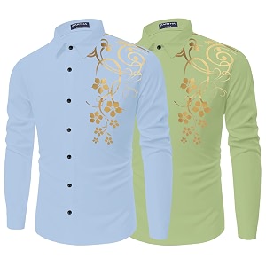 Combo of Men Cotton Polyester Blend Regular