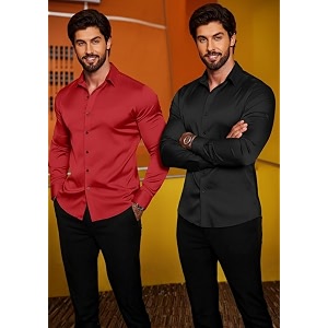 Combo of Mens Premium Satin Cotton Shirt