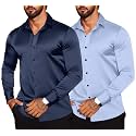Combo of Mens Premium Satin Cotton Shirt