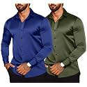 Combo of Mens Premium Satin Cotton Shirt