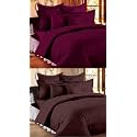 Combo Pack of 2 Cotton Satin Stripes