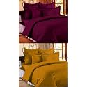 Combo Pack of 2 Cotton Satin Stripes