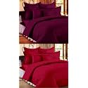 Combo Pack of 2 Cotton Satin Stripes