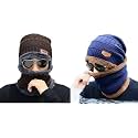 Combo Pack of 2 Woolen Cap Neck Warmer Set for Men and Women Winter Warm Hat & Muffler Set Free Size Unisex Winter Accessories