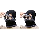 Combo Pack of 2 Woolen Cap Neck Warmer Set for Men and Women Winter Warm Hat &amp; Muffler Set Free Size Unisex Winter Accessories