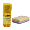 Combo Pack of Microfiber Screen Cleaning Cloths (5'' by 5'') &amp; 200ml Screen Cleaner for Cell Phones, Tabs, LCD Laptop,Lenses,Tablet, Monitor, Spectacles (40 Cloth + 200ml Cleaner)