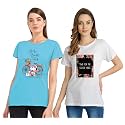 Combo Women39s T-Shirts Cotton Half Sleeves Round-Neck