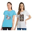 Combo Women39s T-Shirts Cotton Half Sleeves Round-Neck