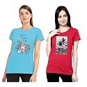 Combo Women39s T-Shirts Cotton Half Sleeves Round-Neck