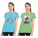 Combo Women39s T-Shirts Cotton Half Sleeves Round-Neck