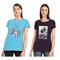 Combo Women39s T-Shirts Cotton Half Sleeves Round-Neck