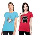 Combo Women39s T-Shirts Cotton Half Sleeves Round-Neck