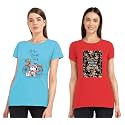 Combo Women39s T-Shirts Cotton Half Sleeves Round-Neck