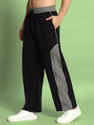 COMBRAIDED Comfort Fit Men Black Trousers