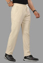 COMBRAIDED Loose Fit Men Beige Trousers