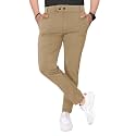 COMBRAIDED Men39s Slim Fit Stretchable Casual Trousers