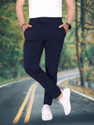COMBRAIDED Men Blue Trousers