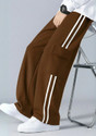 COMBRAIDED Men Loose Fit Brown Lycra Blend
