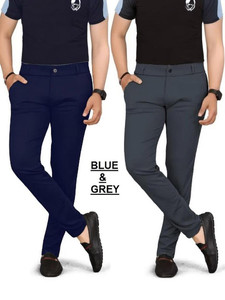 combraided regular fit men multicolor trousers