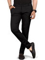 COMBRAIDED Regular Fit Men Black Trousers
