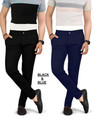 COMBRAIDED Regular Fit Men Multicolor Trousers